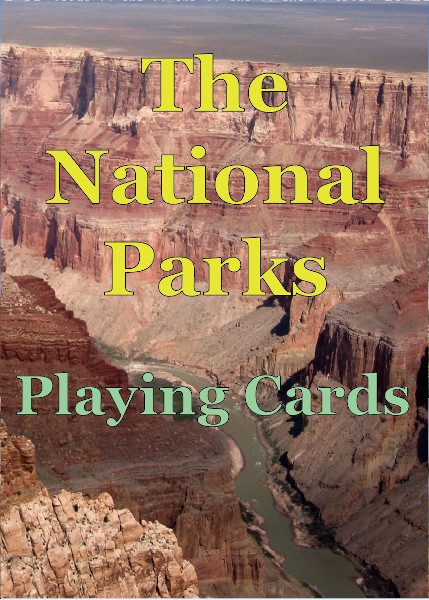 The National Parks Playing Cards box front